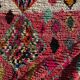 Tapis berbere marocain rose boujad neuf