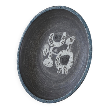Jaap Dommisse studio ceramic bowl cobra style mid-century, 1950s