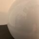Ball lamp foot, in white porcelain Virebent, 1970