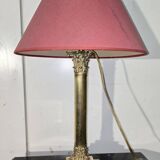 Empire-style lamp in gilded bronze
