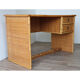 Bureau vintage Dal Vera en bambou et osier 1970