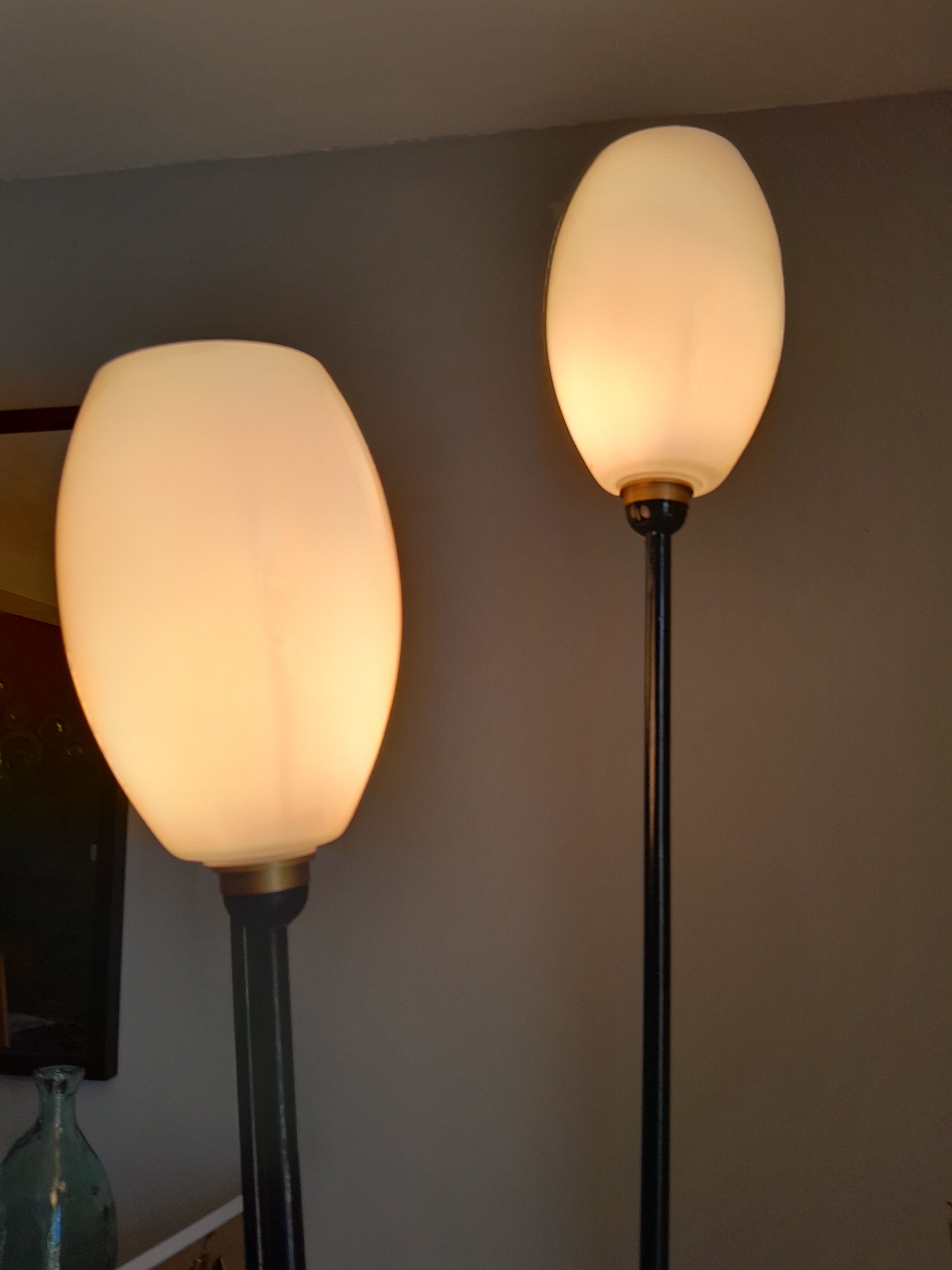 Lampadaire vintage 3 globes