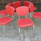 Ensemble de 6 chaises Goin, Allemagne années 1980