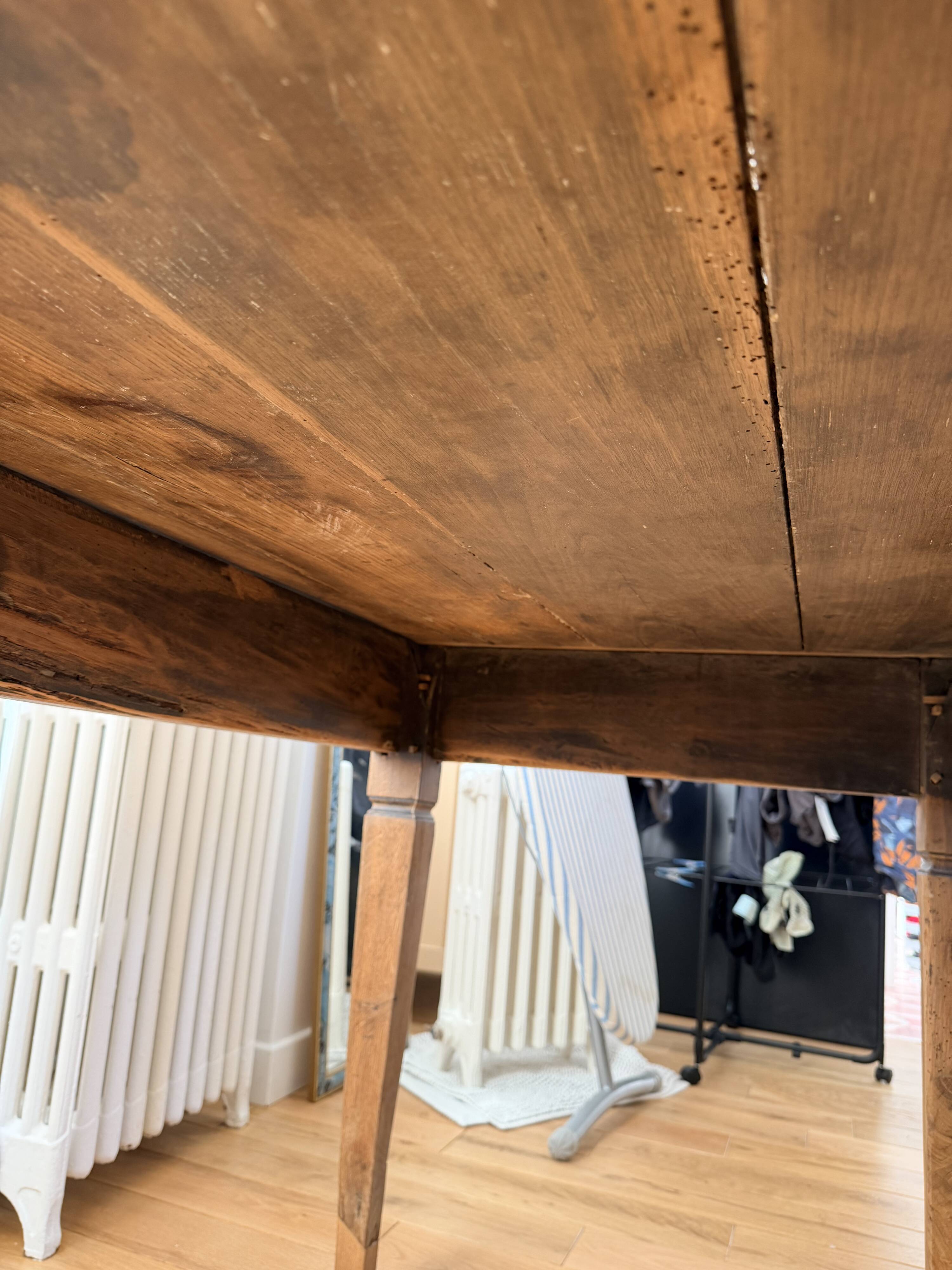 Restored farmhouse table