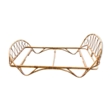 Rattan basket bed