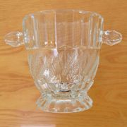 Vase en verre, verre de Bohême, années 1970