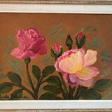 Roses signed Delaine