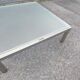 Table basse métal poli vintage 1950/1970