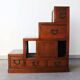 Meuble escaliers, en bois massif, mid century.