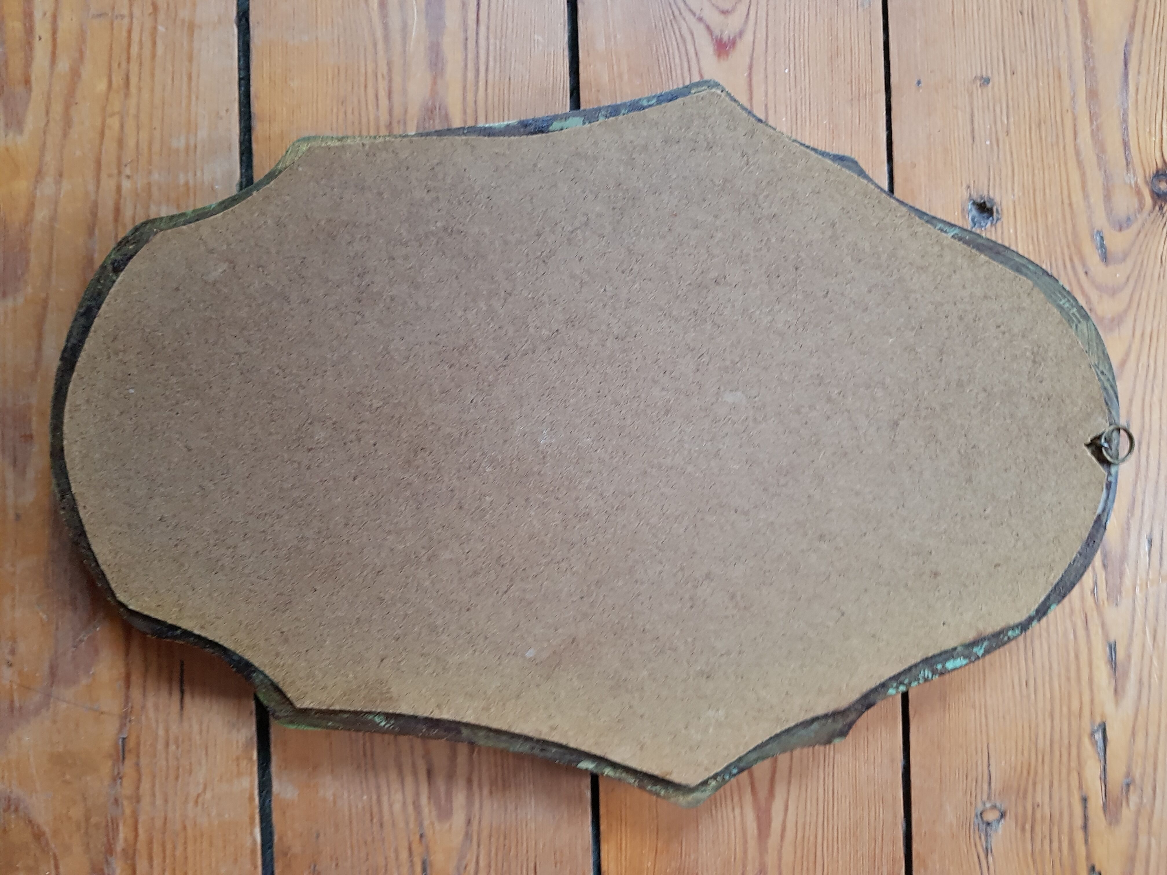 Miroir doré - 31x21cm