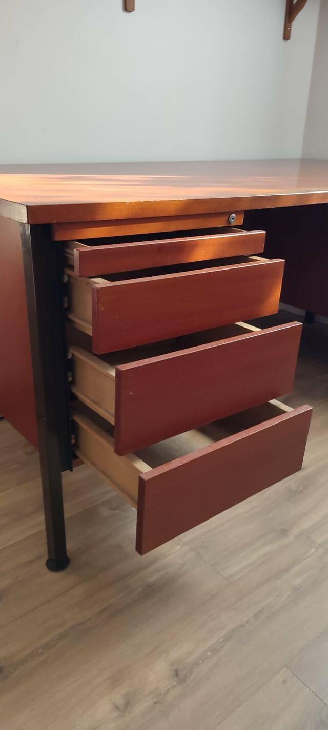 Large rectangular executive desk, model from ORDO (France)