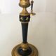 Pair of bronze candle holders empire era