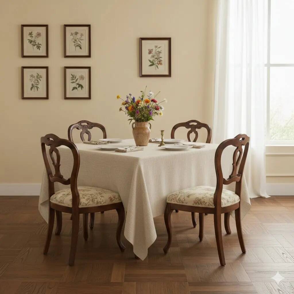 Set of 4 antique Louis-Philippe walnut chairs, upholstered seat, Italy, 19th century.