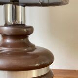 Ceramic lamp with aluminum rim 70s