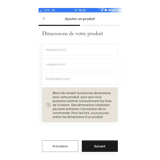 Handmade testing app