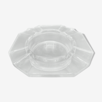 Thick glass ashtray from the 1920s - Octagon