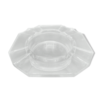 Thick glass ashtray from the 1920s - Octagon