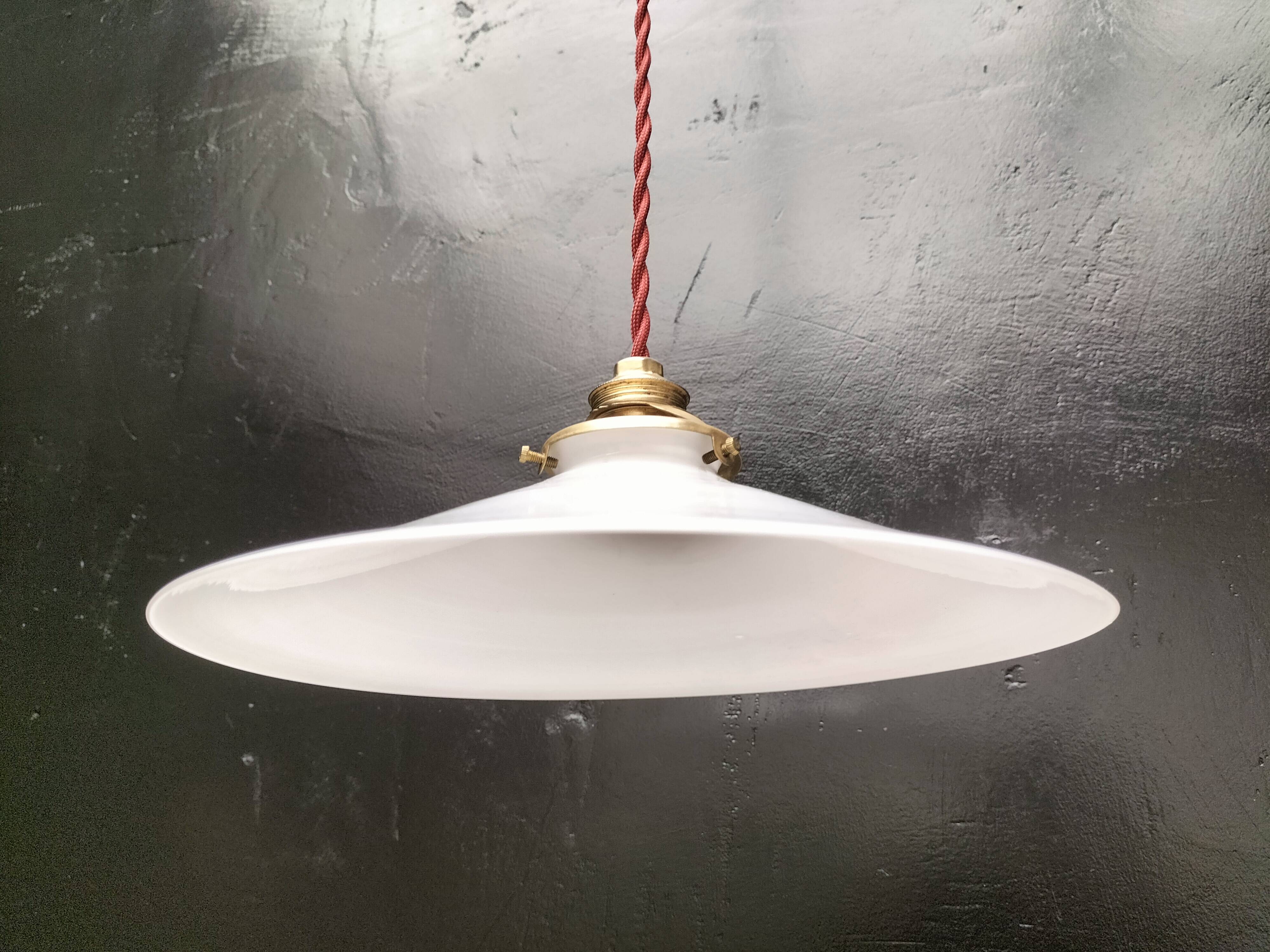 Opaline pendant light