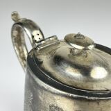 Antique silver-plated teapot from Sheffield, England, 1890-1910.
