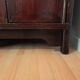 Brown lacquered Chinese wardrobe from Shandong.