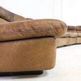 Walter Knoll Leather Modular Sofa 1970s