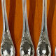 Christofle France, 12 dessert knives and 12 dessert forks in new condition.