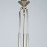 Art Deco chandelier circa 1930 in metal and glass