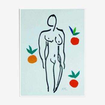 Lithograph Henri Matisse 1958