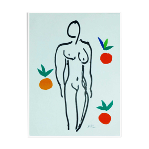 Lithographie Henri Matisse 1958