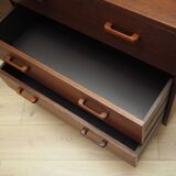 Teak chest of drawers, Danish design, 1970s, production: Denmark