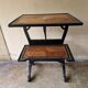 Maison Alphonse Giroux - Table, mute or writing server with 2 low shelves
