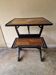 Table, serviteur muet ou à écrire à 2 plateaux, Maison Alphonse Giroux