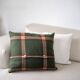 Housse de coussin tartan