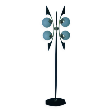 Rare vintage floor lamp from the 50s produced by Maison Arlus