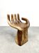 Tabouret de chaise sculpté en bois fabriqué à la main
