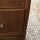 Low rattan furniture