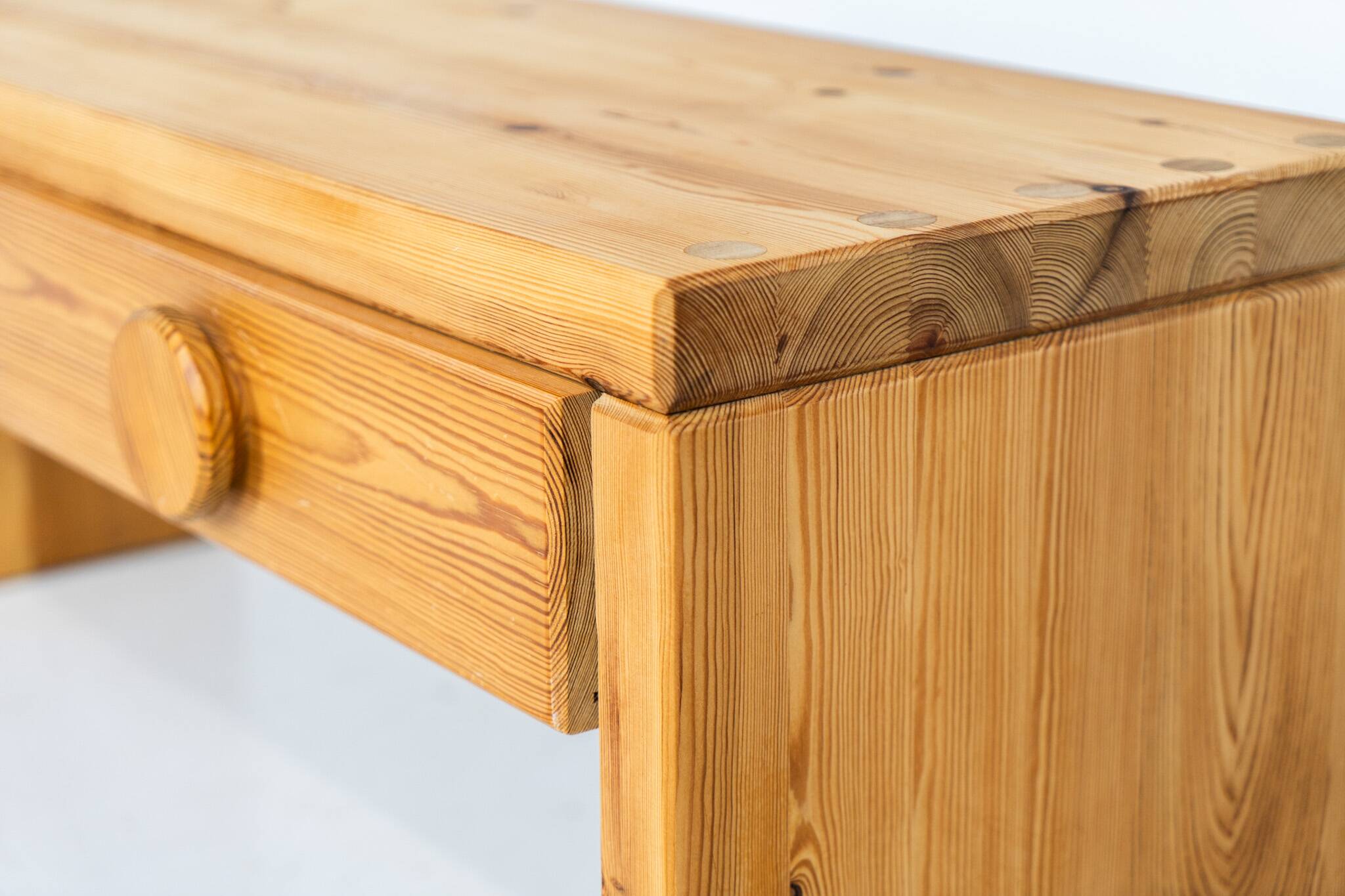 Pine bench / hallway furniture in the style of Ruben Ward.