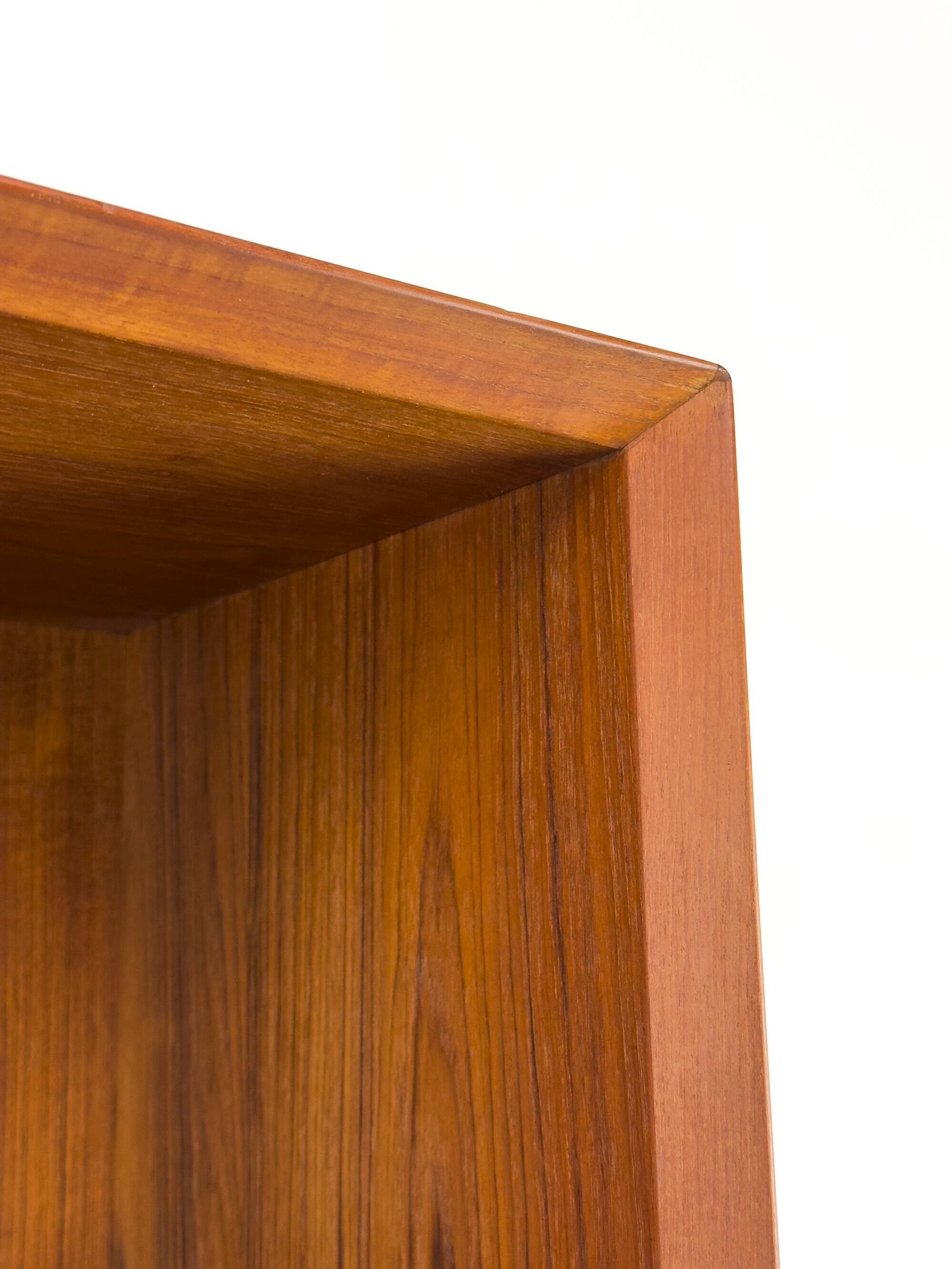 Vintage Danish Teak Bookcase by Chr. Linneberg, 1960s