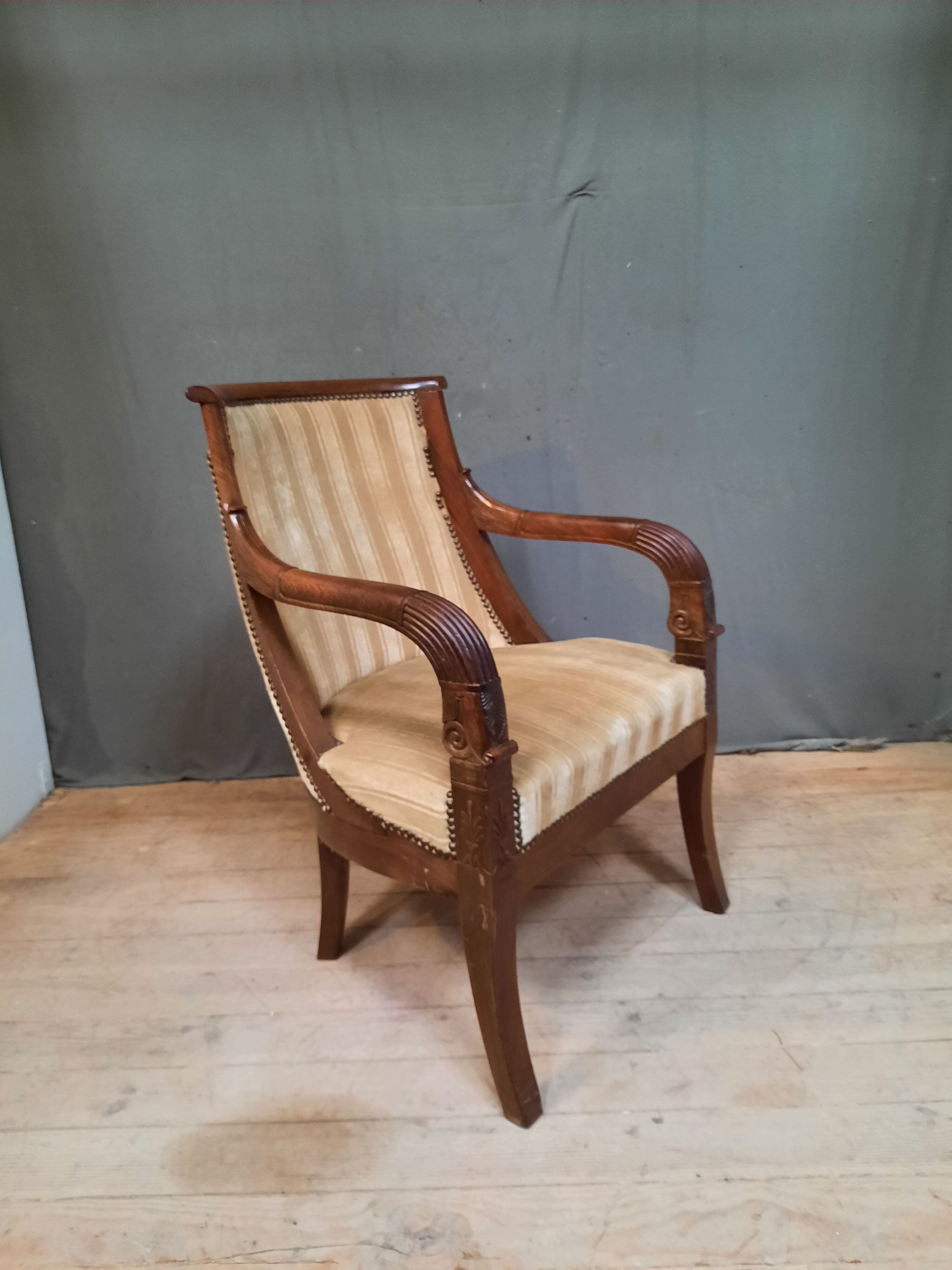 Fauteuil gondole empire