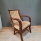 Fauteuil gondole empire