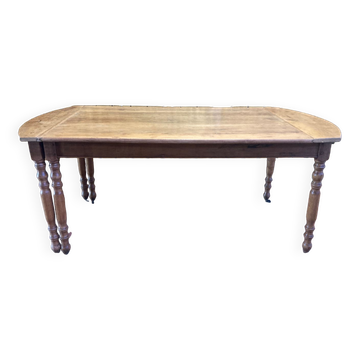 Table de ferme en noyer