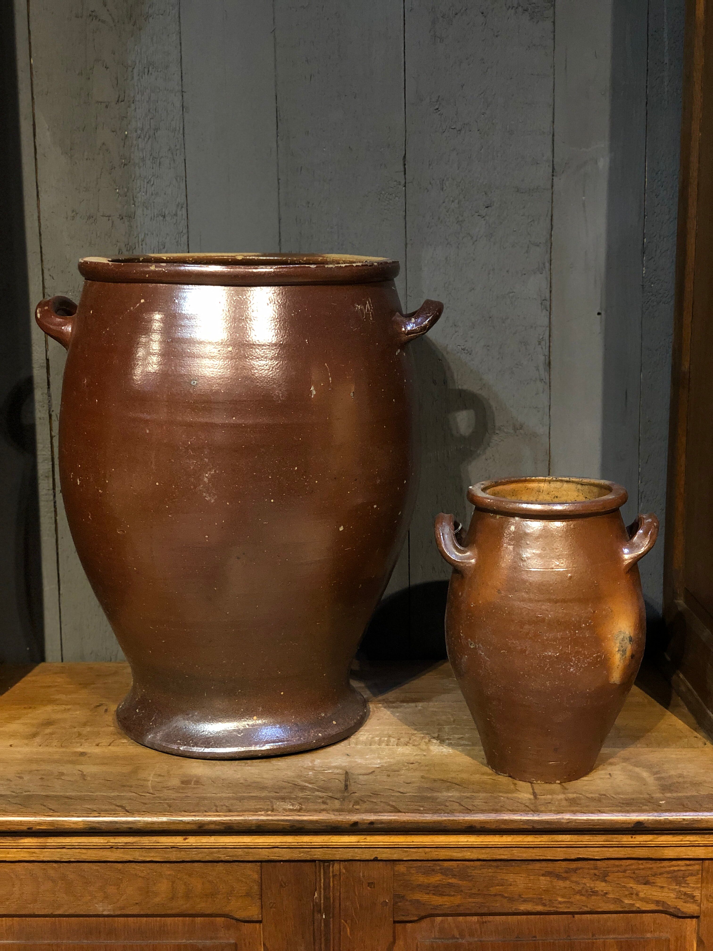 Old jar in sand