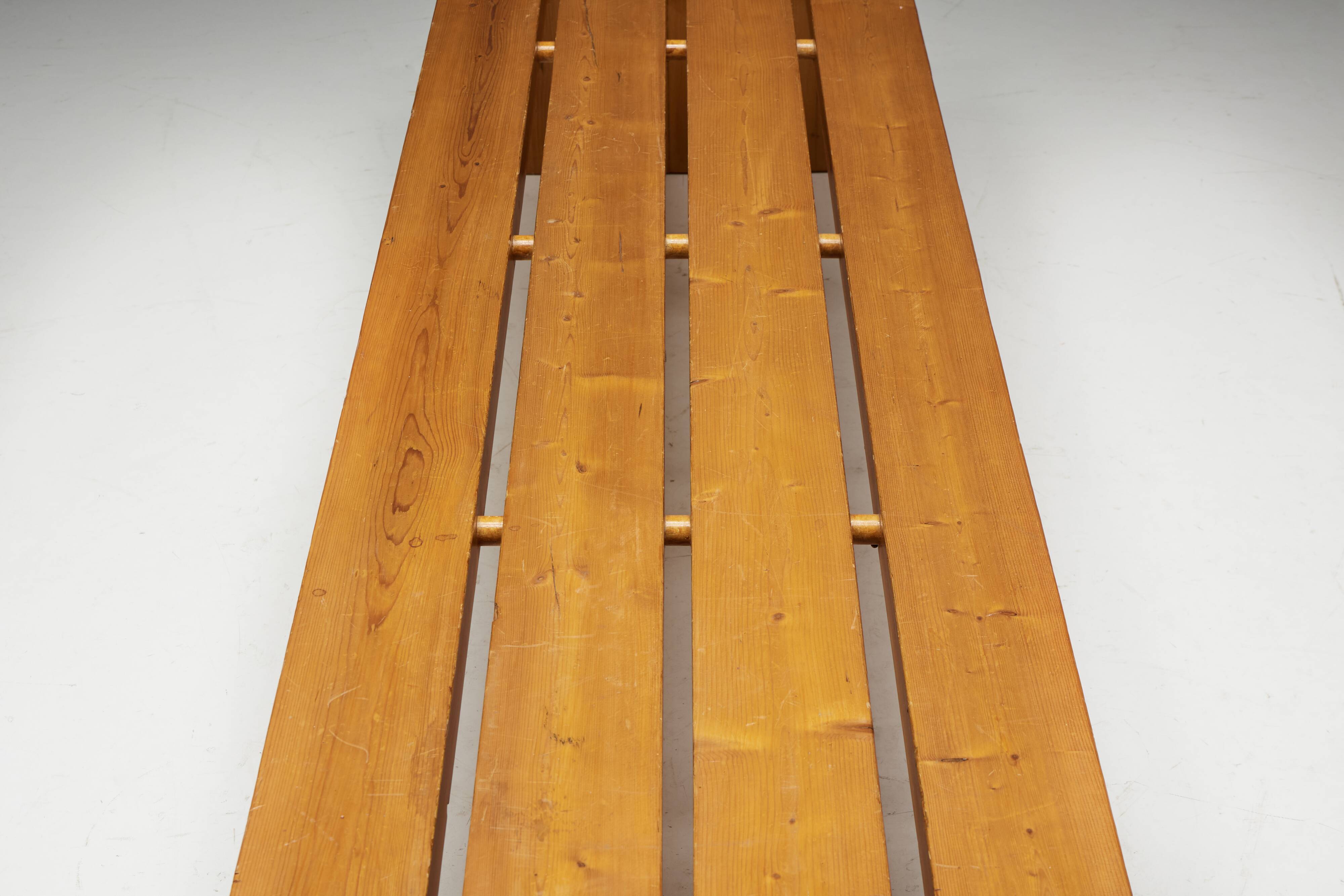 Slate Bench by Charlotte Perriand for Les Arcs, France, 1980s