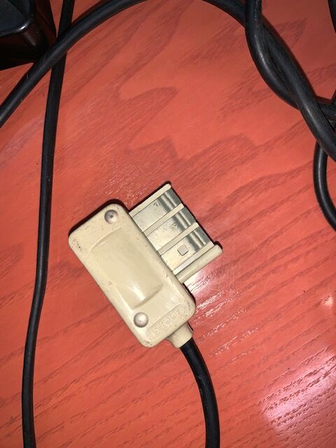 Old black bakelite phone