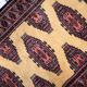 Tapis Boukhara Vintage Fait Main en Laine – 65 x 209 cm - 1C943