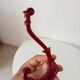 Vintage wall coat hook in enamelled cast iron