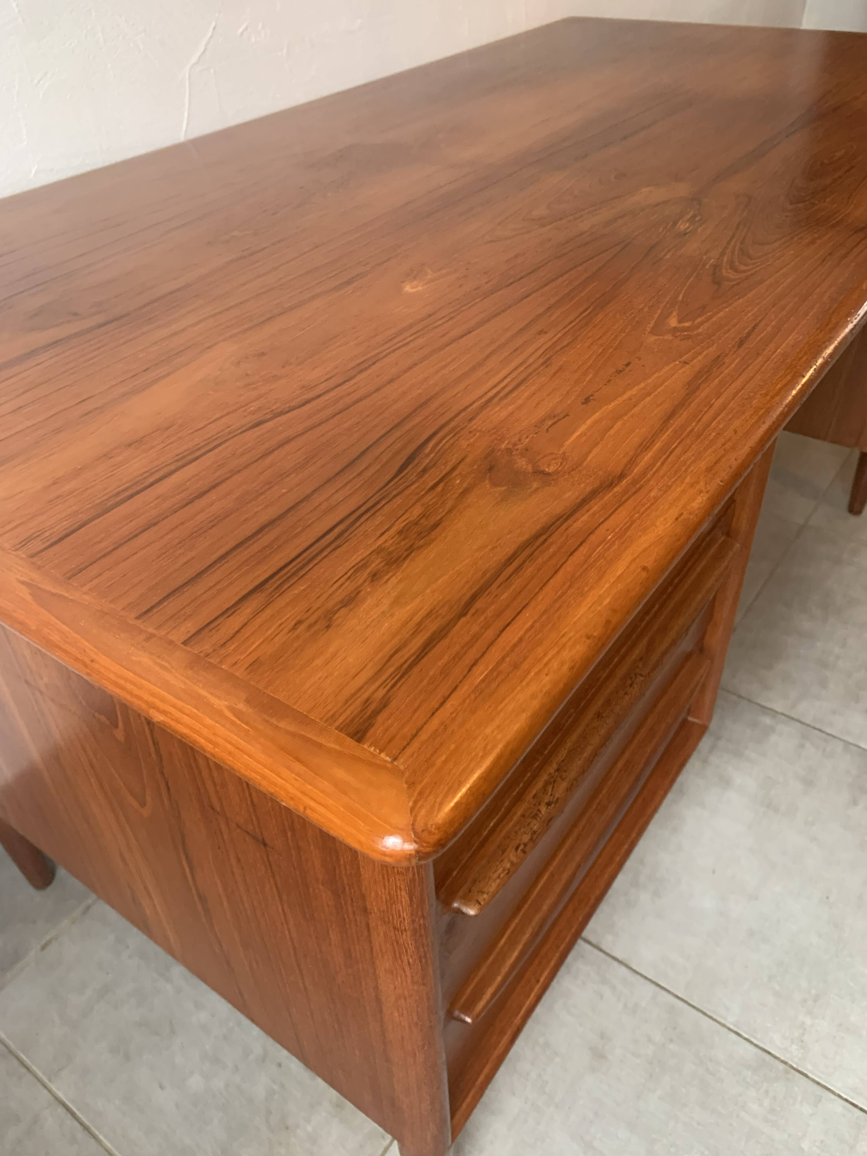 Danish Falster Teak Desk by Svend Madsen, 1960s