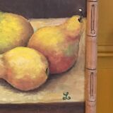 Pair of pear canvases