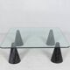 Massimo/Lella Vignelli. Dans le style de. Table basse, marbre, Italie, années 1980.