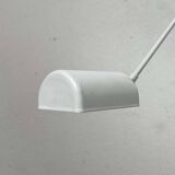 Classic white wall lamp Daphinette Italian vintage by Tommaso Cimini for Lumina, 1980s.